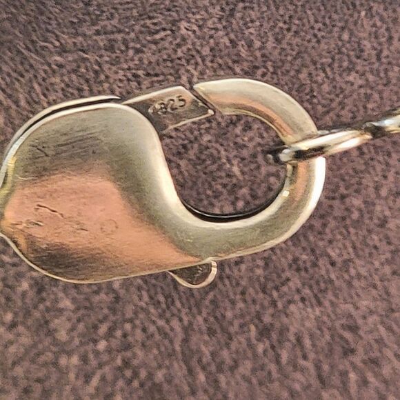 Sterling Six Strand Variable Bead Southwestern Necklace - Picture 7 of 10